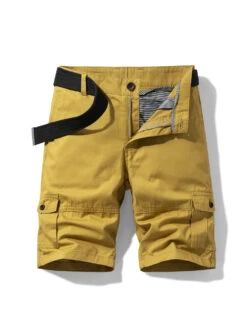 Summer Casual Pockets Plus Size Short Pants Men
