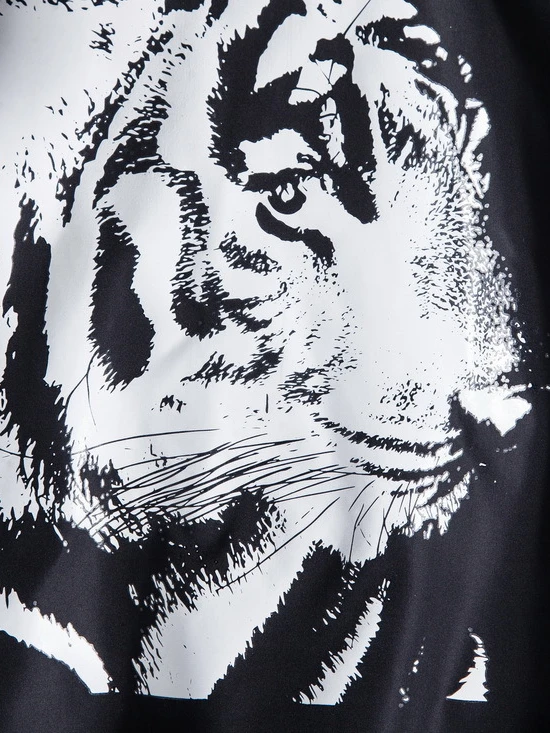 Fashion Back Print Stand Collar Jacket 5 Fashion Back Print Stand Collar Jacket - Image 3