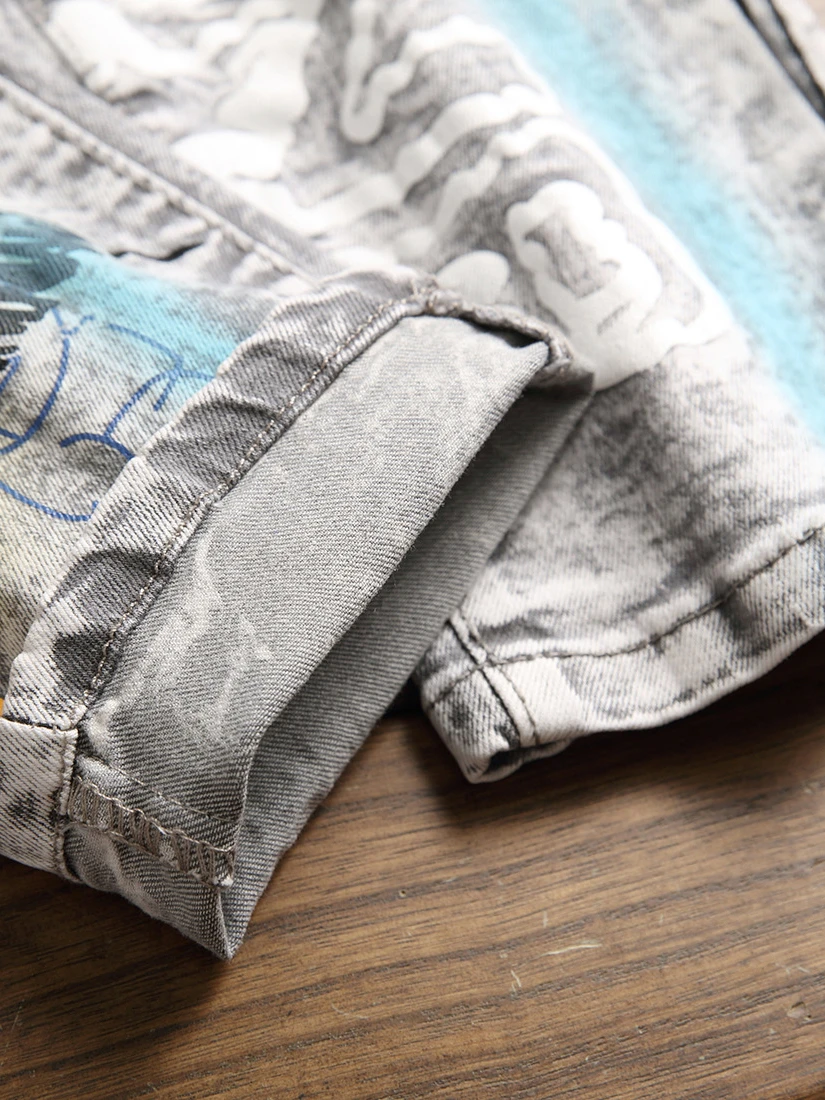 Funny Attractive Graffiti Abstract Long Men Jeans 9 Funny Attractive Graffiti Abstract Long Men Jeans - Image 7