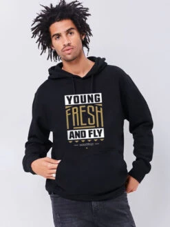 Euramerican Casual Fashion Letter Hoodies Autumn