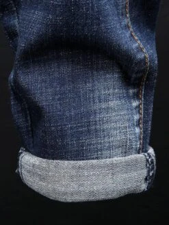 Autumn Fish Embroidery Mid Waist Denim Jeans Men -Active Vogue P 20211101160711042 172