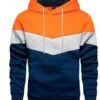 Fall Men Street Contrast Color Long Sleeve Hoodie -Active Vogue P 20211228153231323 114
