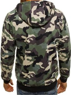 Fashion Camouflage Long Sleeve Hoodie Short Coat 7 Fashion Camouflage Long Sleeve Hoodie Short Coat -Active Vogue P 20211229174348609 451