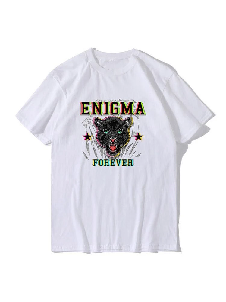 New Casual Letter Printed Short Sleeve Tee Shirts 4 New Casual Letter Printed Short Sleeve Tee Shirts - Image 2