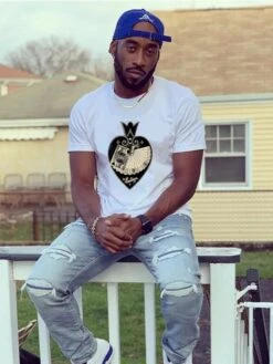 Summer White Cotton Graphic Unisex Tees Top