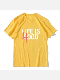 Summer Loose Unisex Black T Shirt Printing For Men