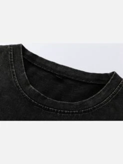 Letter Printed Crew Neck Sleeveless Casual Tank Tops -Active Vogue P 20220318180147444 518