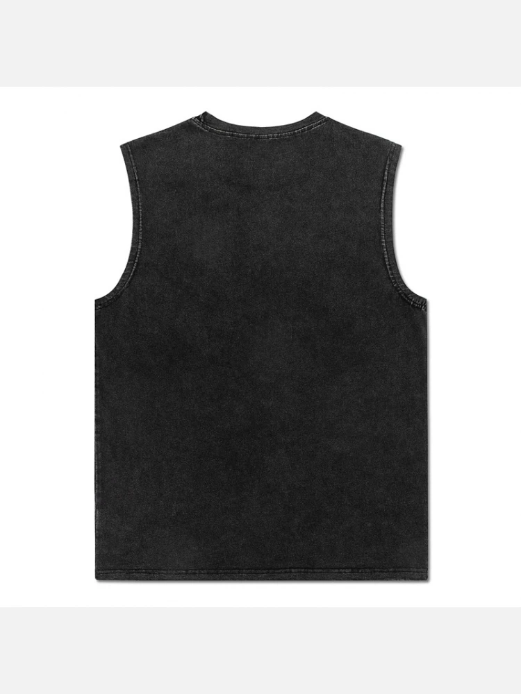 Leisure Printed Summer Gym Mens Tank Tops 4 Leisure Printed Summer Gym Mens Tank Tops - Image 2