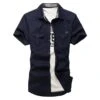 Fashion Pockets Short Sleeve Men Shirts 2 Fashion Pockets Short Sleeve Men Shirts -Active Vogue P 20220323140014678 635