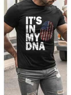 Fashion Casual Short Sleeve Tees Tops For Men -Active Vogue P 20220406111922605 334