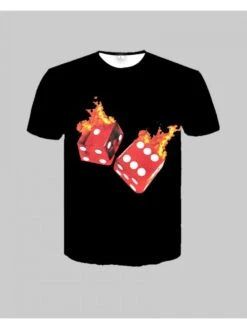 2022 Printing Round Neck Short Sleeve T Shirt 7 2022 Printing Round Neck Short Sleeve T Shirt -Active Vogue P 20220421191446943 644