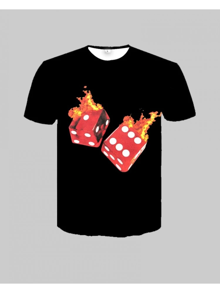 2022 Printing Round Neck Short Sleeve T Shirt 5 2022 Printing Round Neck Short Sleeve T Shirt - Image 3