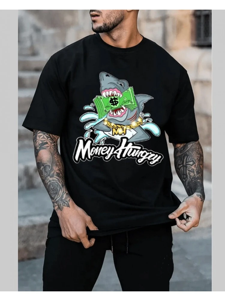 Summer New Fashion Casual Digital Printed Men's Tee 3 Summer New Fashion Casual Digital Printed Men's Tee