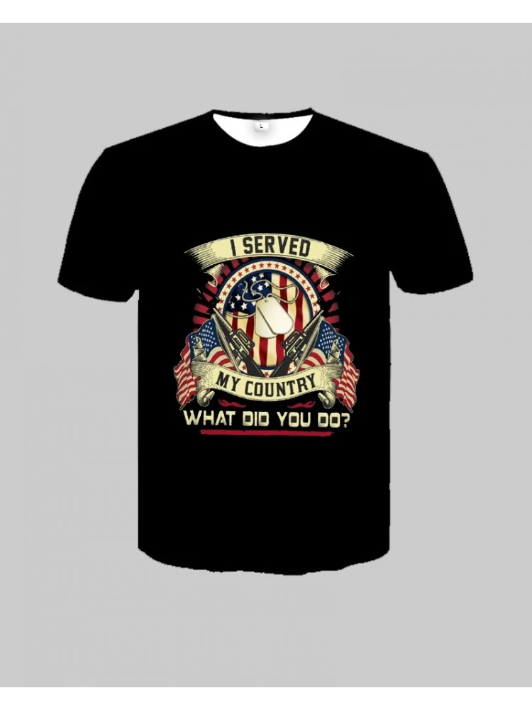 Casual 3D Print Short Sleeve T-Shirt For Men 4 Casual 3D Print Short Sleeve T-Shirt For Men - Image 2