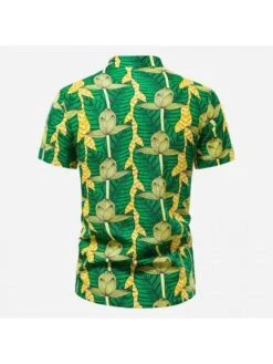 Summer Beach Printed Short Sleeve Shirt For Men 10 Summer Beach Printed Short Sleeve Shirt For Men -Active Vogue P 20220517153840339 495