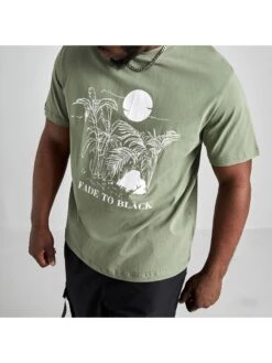 Casual Leisure Printing Round Neck Men's Tee -Active Vogue P 20220517164240313 982