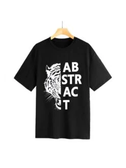 Fashion Letter Printing Loose Men's Tee -Active Vogue P 20220524180941277 583