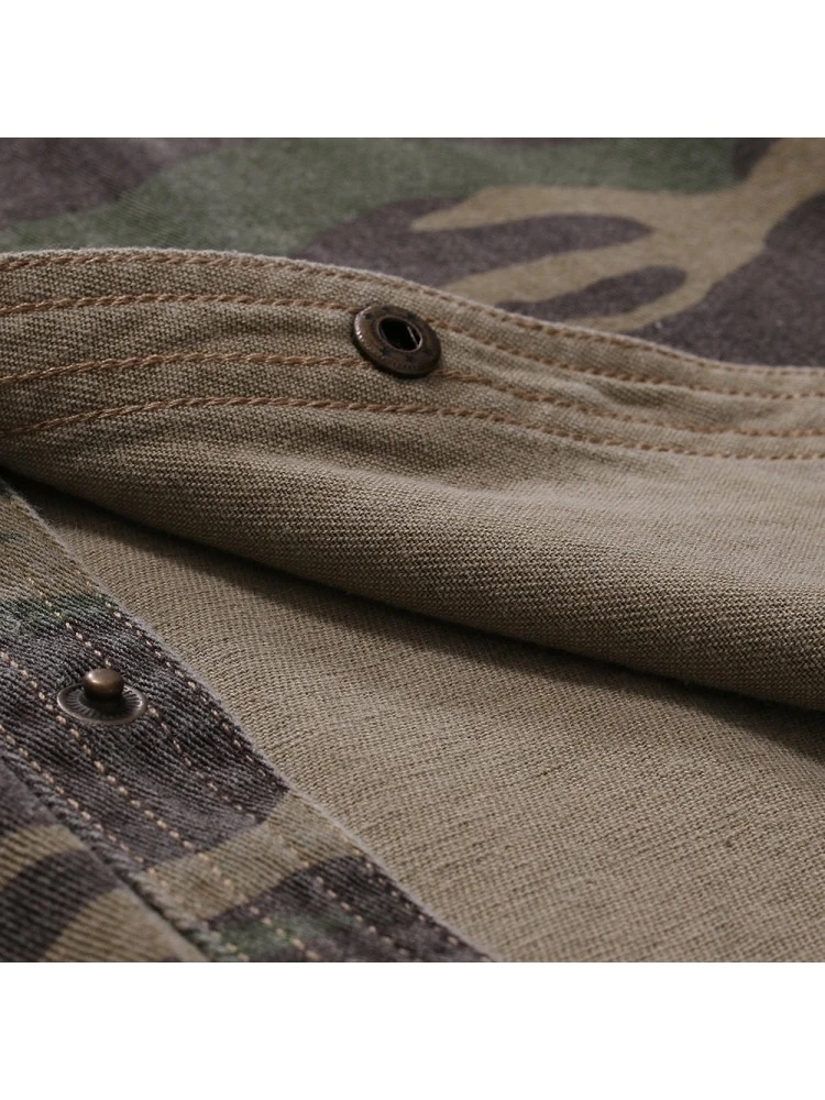 Fashion Camouflage Patchwork Men's Shirts 7 Fashion Camouflage Patchwork Men's Shirts - Image 5