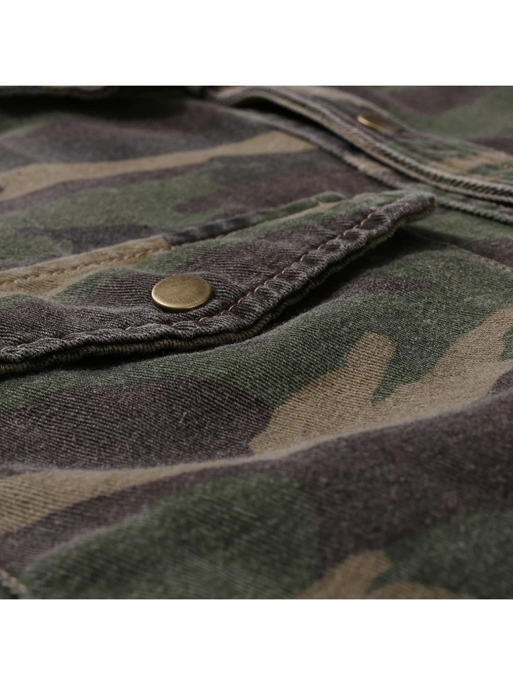 Fashion Camouflage Patchwork Men's Shirts 8 Fashion Camouflage Patchwork Men's Shirts - Image 6