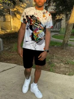 Summer Men's Printed Short Sleeve T-Shirt
