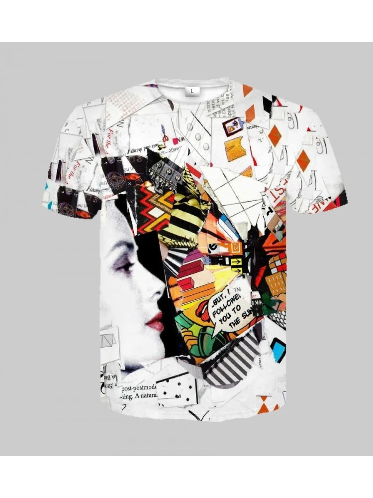 Summer Men's Printed Short Sleeve T-Shirt 4 Summer Men's Printed Short Sleeve T-Shirt - Image 2