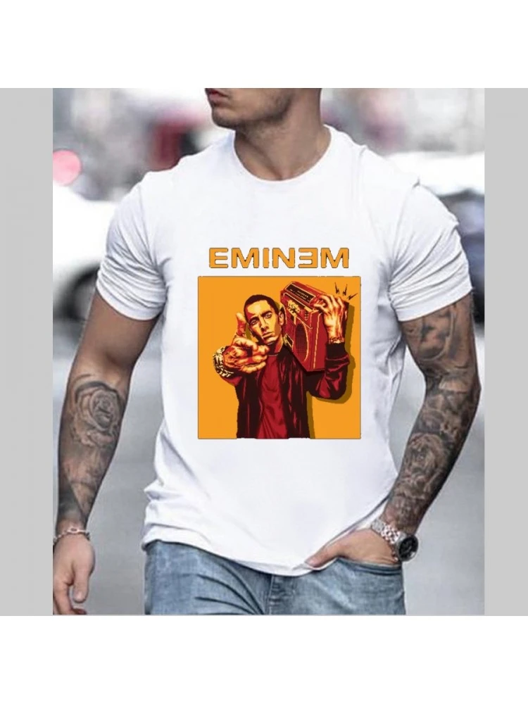 Summer Street Rapper Printing Men Tee 3 Summer Street Rapper Printing Men Tee