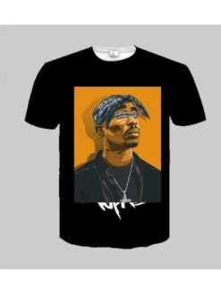 Summer Street Printing Short Sleeve Men T Shirt -Active Vogue P 20220622190249870 766