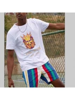 Casual Printing Summer Sports Men T Shirt