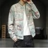 Men's Chinese Style Stand Collar Zipper Up Jacket 1 Men's Chinese Style Stand Collar Zipper Up Jacket -Active Vogue P 20220628181456611 955