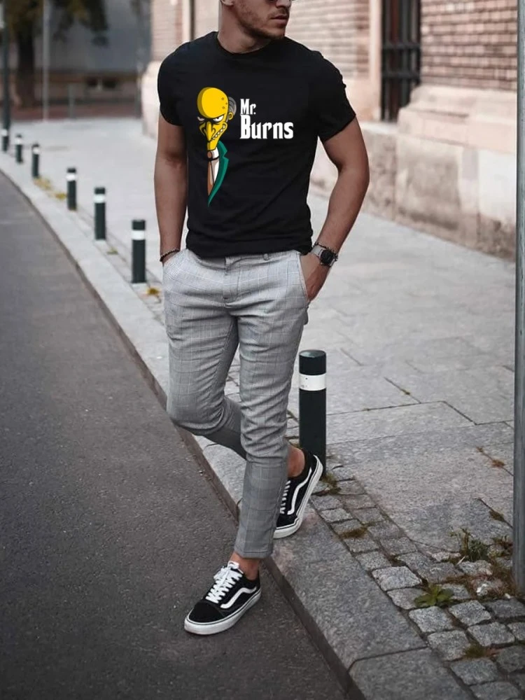 Men's Casual Letter Printed Crew Neck Short Sleeve Tee 3 Men's Casual Letter Printed Crew Neck Short Sleeve Tee