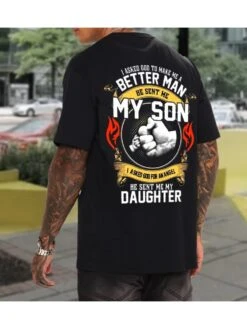 Men's Summer Casual Printed Short Sleeve Tee