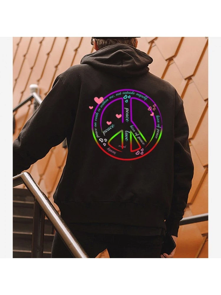 Men Fashion Printing Hooded Sweatshirt 3 Men Fashion Printing Hooded Sweatshirt