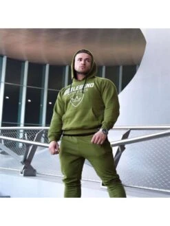 Pure Color Drawstring Men's Long Pants