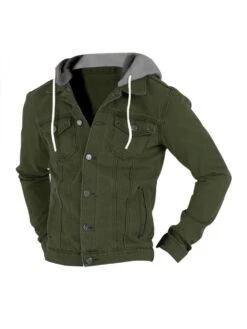 Leisure Hooded Pure Color Men's Jacket 9 Leisure Hooded Pure Color Men's Jacket -Active Vogue P 20220923174158312 921