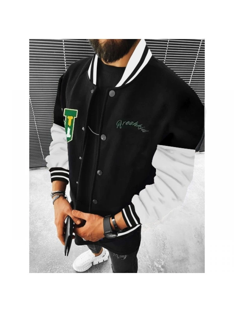 Casual Fashion Letter Men's Baseball Jacket 4 Casual Fashion Letter Men's Baseball Jacket - Image 2