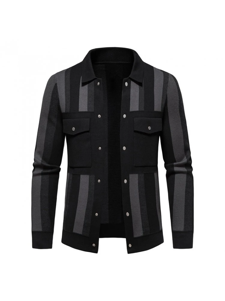 Contrast Color Pocket Coats For Men 3 Contrast Color Pocket Coats For Men