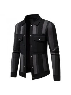 Contrast Color Pocket Coats For Men 6 Contrast Color Pocket Coats For Men -Active Vogue P 20221011162532377 934
