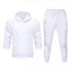White Hooded Top And Pants Sets For Men -Active Vogue P 20221011162731054 772
