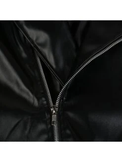Fashion PU Leather Zipper Men's Motorcycle Jacket -Active Vogue P 20221015094451428 816