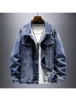Fashion Street Denim Jacket For Men