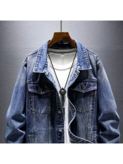 Fashion Street Denim Jacket For Men -Active Vogue P 20221018181855106 860