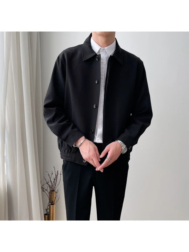Korean Fashion Pure Color Men's Jacket 3 Korean Fashion Pure Color Men's Jacket