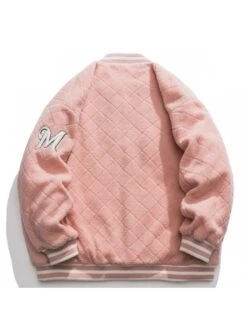 Spring Teenager Letter Embroidery Baseball Coats -Active Vogue P 20221025175611198 319