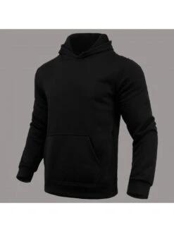 Loose Leisure Hooed Letter Sweater For Men -Active Vogue P 20221102111810304 715