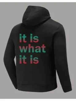 Loose Leisure Hooed Letter Sweater For Men -Active Vogue P 20221102111812749 626