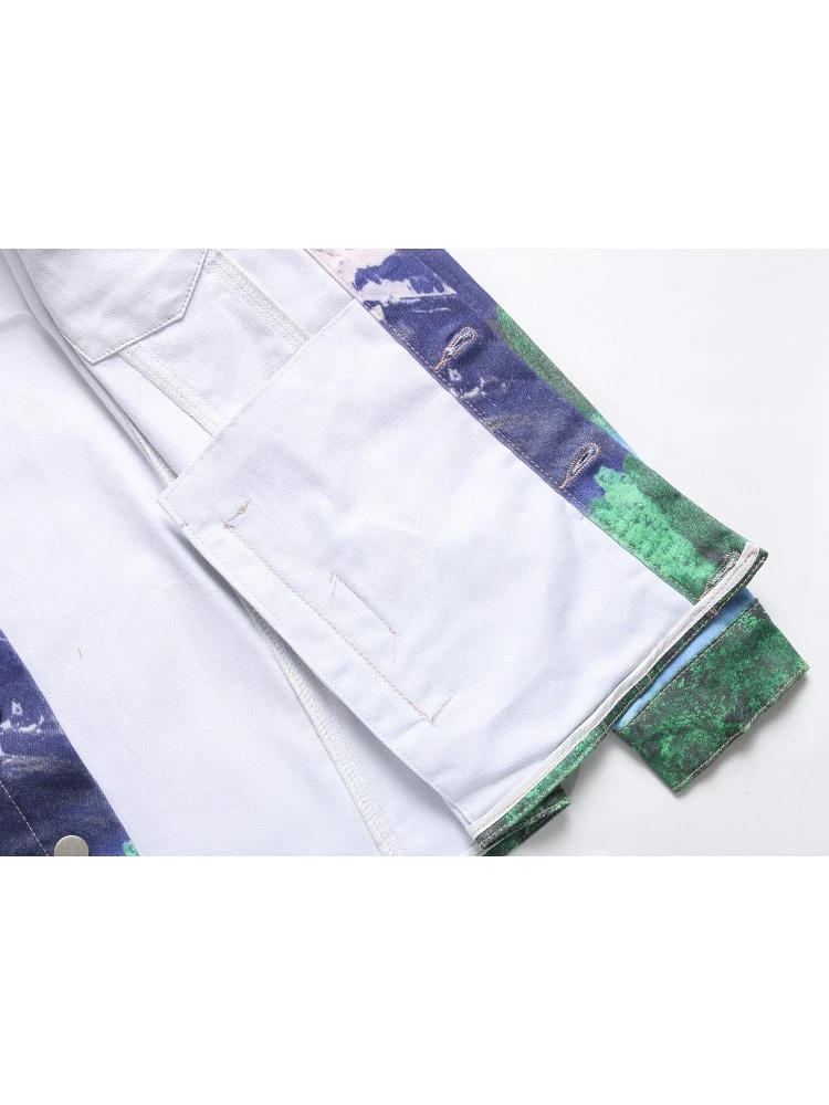 Printed Long Sleeve Fall Men Denim Jackets 5 Printed Long Sleeve Fall Men Denim Jackets - Image 3