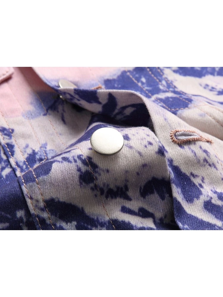 Printed Long Sleeve Fall Men Denim Jackets 8 Printed Long Sleeve Fall Men Denim Jackets - Image 6