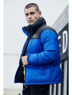 Embroidery Color Blocking Winter Down Coats For Men -Active Vogue P 20221110175956616 273