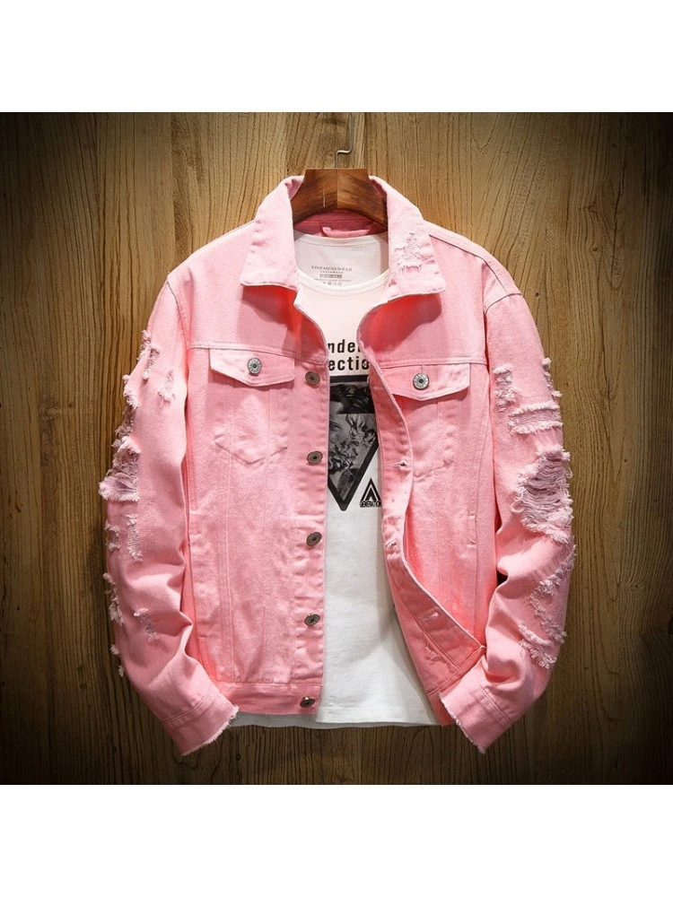 Casual Ripped Denim Jacket Coats For Men 3 Casual Ripped Denim Jacket Coats For Men