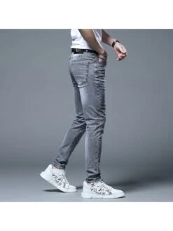 2023 Slim Bear Embroidered Blue Jeans For Men 13 2023 Slim Bear Embroidered Blue Jeans For Men -Active Vogue P 20230318142113082 626